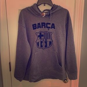 Like new Barcelona-long sleeve hoodie​